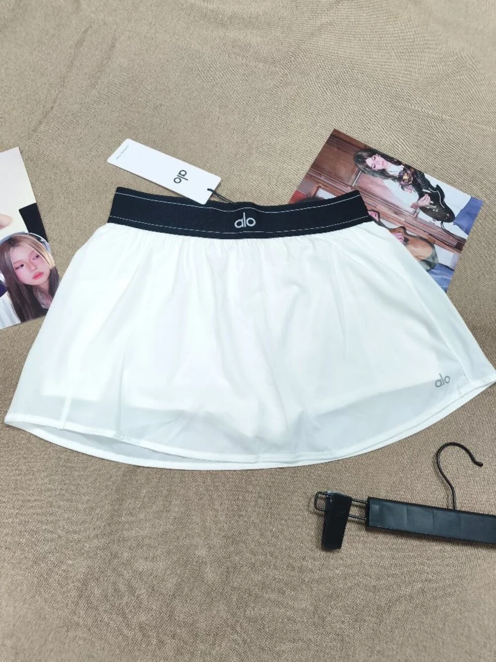 Alo Yoga Match Point White Tennis Skirt NWT Athleisure Essential💓⚾